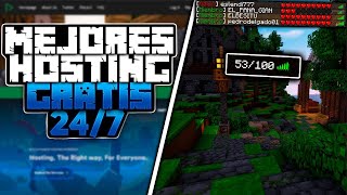 LOS 10 MEJORES HOST GRATUITOS PARA UN SERVIDOR DE MINECRAFT [upl. by Ayahs501]