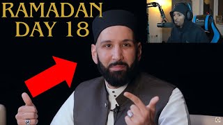 Reacting To Omar Suleiman Part 1  RAMADAN FASTING AS A NON MUSLIM  DAY 18 [upl. by Elana]