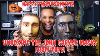 UNBOXING THE THANKSGIVING JOHN CARVER MASKS FROM TOTS 2024 [upl. by Amoihc]