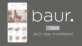 Mode Wohnen amp Technik  die BAUR App [upl. by Assehc549]