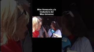 La Traductora del Miss Universo MissVenezuela [upl. by Aerdnat]