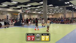 NexGen vs Honolulu Hawks  21724 AAU Shaka Classic 7th Grade Red Div [upl. by Sicnarf]