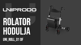 Rolator hodulja Uniprodo UNIROLL01 DF  Predstavitev izdelka 10250026 [upl. by Nahtahoj514]