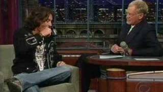 Johnny Depp On Letterman Part 2 [upl. by Alfons]