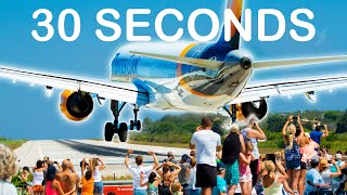 Skiathos in 30 Seconds  FAST SCENES  Beaches Low Landings Beautiful Greece  Travel [upl. by Vale]