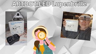 ARTDOT DIAMOND PAINTING Tools  LED Lupenbrille  10 RabattDP10 [upl. by Annorah]