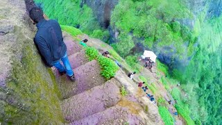 Dangerously Steep Trekking Steps In India [upl. by Sinclare]