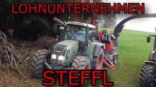 Lohnunternehmen Steffl  Hackschnitzel häckseln  FENDT 926 VARIO [upl. by Maples145]