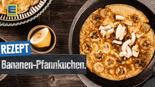 BananenPfannkuchen  Leckeres Pfannkuchen Rezept [upl. by Midan]