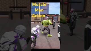 Muscle Man Action shorts gaming games [upl. by Enniroc678]