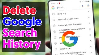 Google Search History Delete Karne ka tarika  How to clear Google Search History  pro solutions [upl. by Ardnasal]