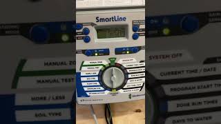 Programming weatherMatic smart line sprinkler timer irrigation SL [upl. by Nnaeirual425]