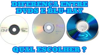 Diferenças entre os tipos de DVDs e discos de BluRay [upl. by Nell]