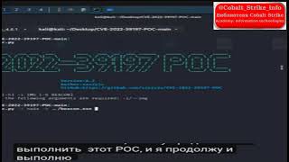 Cobalt Strike quick training old video low resolution with Russian subtitles [upl. by Undry]