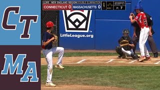 LLWS 2021 New England Region Semifinal  Connecticut vs Massachusetts  Little League World Series [upl. by Younglove]