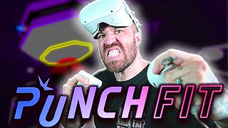 This FREE Quest 2 Fitness Game is TOO GOOD to PASS Punchfit VR on Applab is AMAZING [upl. by Nosemaj]