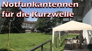 KurzwellenNotfunkantennen 📡🎙️🚒🚑🚓 [upl. by Carie]