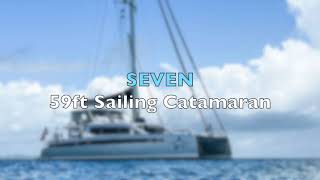 Sailing Catamaran SEVEN in the BVI [upl. by Chemaram921]