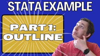 Steps for A Data Analysis Project  Example Project  Sunday Stata Tips [upl. by Evadnee]