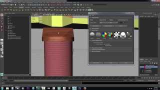 27  Maya 2015  High Poly to Low Poly Projection [upl. by Notyrb33]