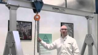 Aluminum Gantry Crane Video [upl. by Warford]