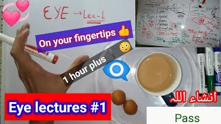 Eye lecture 1 introduction to Eye clinical Ophthalmology 1 hour lecture EYE ON fingertips eye [upl. by Gnouhk]