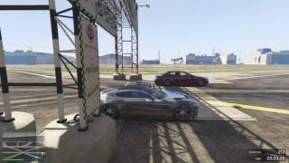 GTA 5 14 Mile Drag Race Dewbauchee Seven70 vs Schafter V12 [upl. by Knowland]