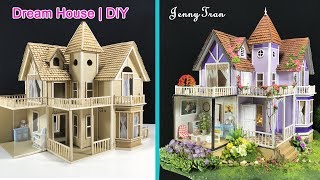 How to make a Beautiful Dreamhouse Cardboard [upl. by Mines]