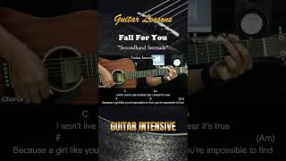 Fall For You  Secondhand Serenade  EASY Guitar Tutorial  Chords  Guitar Lessons chordgitar [upl. by Paddie]