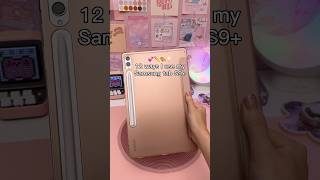 12 ways I use my Samsung tab S9 ✏️💕 android apps  samsung tablet  galaxy tab tips [upl. by Teillo]