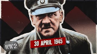 296B  The Death of Adolf Hitler  WW2  April 30 1945 [upl. by Orabel]