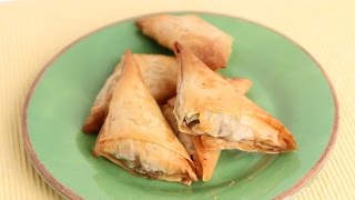 Indian Inspired Samosa Recipe  Laura Vitale  Laura in the Kitchen Episode 808 [upl. by Nhabois]