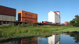 CP 8773 at Mortlach Saskatchewan 20130714 [upl. by Daphene]