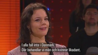 Danmark Förödmjukar Svensk Feminism Rejält i Debatt 20151217 [upl. by Trillbee]