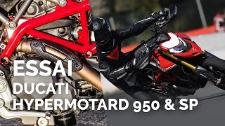 Essai Ducati Hypermotard 950 et SP 2019 Lart de lirrévérence [upl. by Lletnwahs]