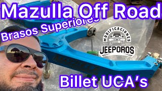 💎Brasos Superiores de Aluminio de marca Mazulla💎 Billet UCA’s para Tacoma Sierra Raptor… [upl. by Otsirc]