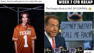 The BEST College Football Weekend Ever  CFB Week 7 Reactions [upl. by Anyg701]