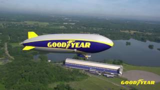 Goodyear Blimp Fleet Welcomes the Wingfoot Two – Christened by Savannah James [upl. by Ardeth610]