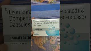 EsomefolDSR CapsuleEsomeprazole Enteric Coated amp Domperidone Sustainedrelease Capsule [upl. by Jenny769]