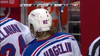 Carl Hagelin wraparound goal RangersCapitals 5213 [upl. by Kerri]