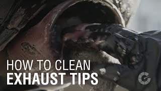 How To Clean Exhaust Tips  Autoblog Details [upl. by Bisset]