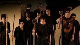 Ancient Greek Theater performance Agamemnon  Aeschylus tragedy [upl. by Ennaitak]