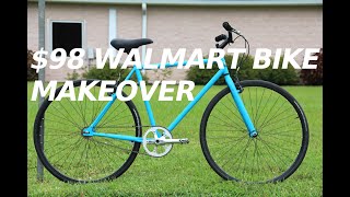 Kent Ridgeland Makeover  cheap Walmart bike upgrades [upl. by Airotnahs]