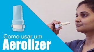 Como usar um Aerolizer in Portuguese [upl. by Gad]