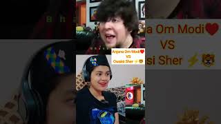 Anjana VS Asaduddin Owaisi 💪🏻 Thug Life Kelaya Reacts viralvideo indianreaction Shorts trending [upl. by Judah626]