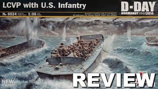 Italeri 135 LCVP Higgins Boat Dday Landing Craft  Review [upl. by Ahsoyem9]