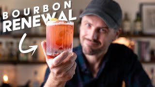 The Bourbon Renewal  a quick whiskey drink recipe [upl. by Aveline]