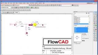 Belastete Digitalschaltung Mixed Mode Simulation in PSpice [upl. by Arukas646]