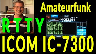 Amateurfunk RTTY mit dem Icom IC7300 ganz ohne Computer [upl. by Patty]