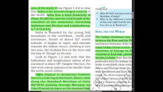 India Size and Location Class 9th Geography Summary [upl. by Briscoe]